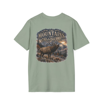 mountains are calling me T‑Shirt — Rustic Outdoor Hunting Tee
