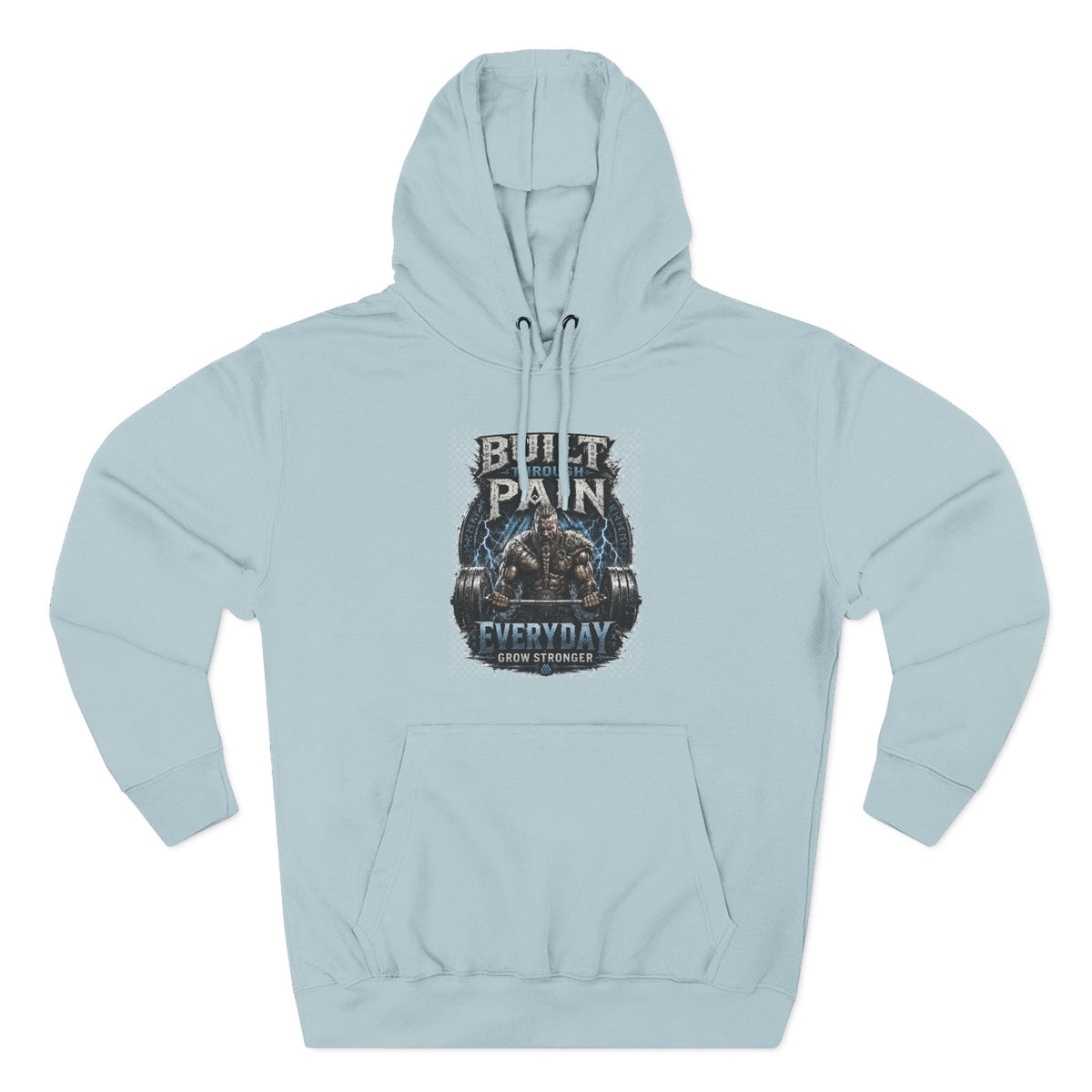 Built Pain Everyday Warrior Hoodie | Fitness Gym Motivation