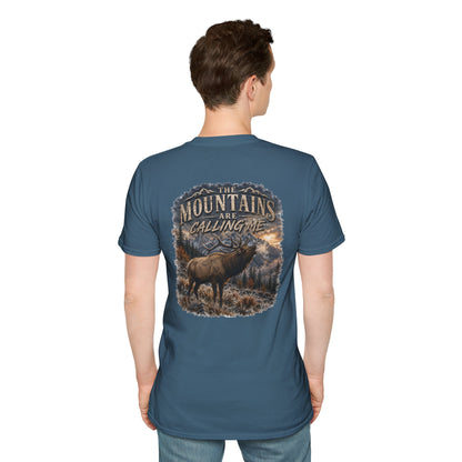 mountains are calling me T‑Shirt — Rustic Outdoor Hunting Tee