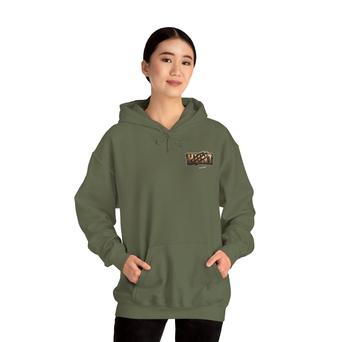 Bear Hunter Hoodie — Rustic Wildlife Hunting Graphic Sweatshirt