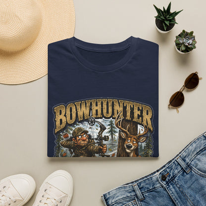 Bowhunter T-Shirt — "Stalk • Draw • Miss • Blame The Wind" Hunting Graphic Tee