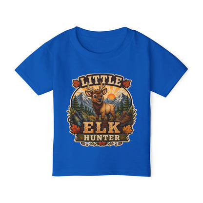 Little Elk Hunter Toddler T-Shirt — Cute Forest Animal Baby Tee