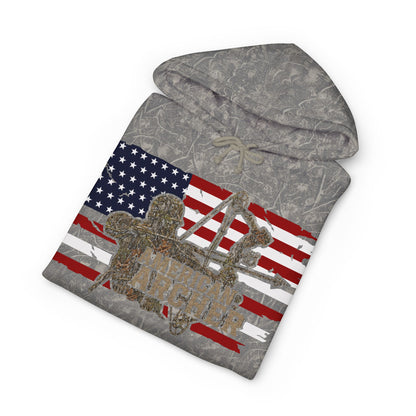 American Archer Hoodie — Patriotic Bow Hunting Sweatshirt