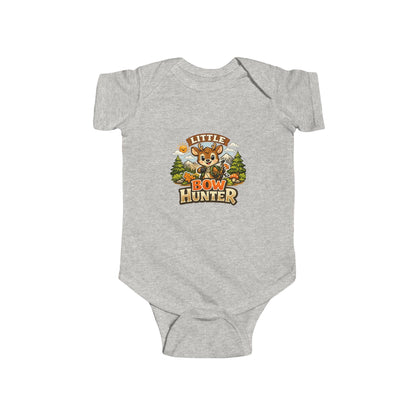 Infant Bodysuit - "Little Bow Hunter" Cute Baby Deer Hunting Graphic