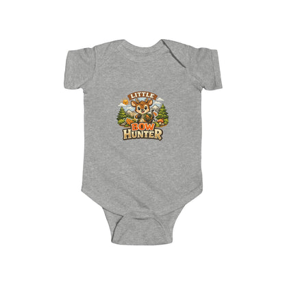 Infant Bodysuit - "Little Bow Hunter" Cute Baby Deer Hunting Graphic