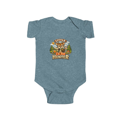 Infant Bodysuit - "Little Bow Hunter" Cute Baby Deer Hunting Graphic