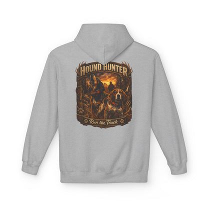 Hound Hunter Hoodie – Rustic Hunting Dog Graphic Sweatshirt