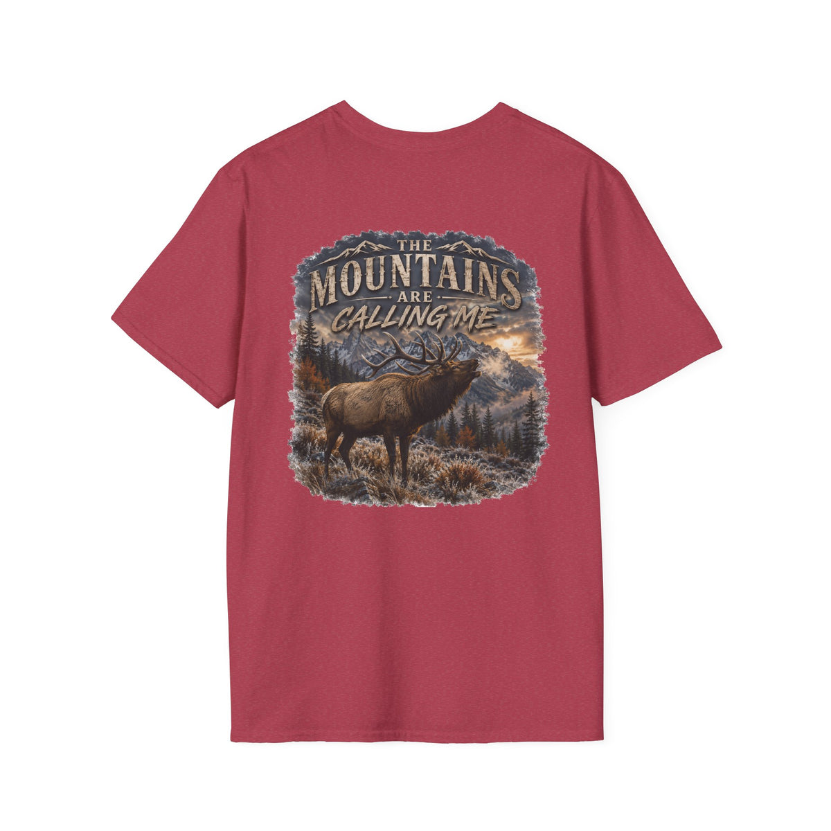 mountains are calling me T‑Shirt — Rustic Outdoor Hunting Tee