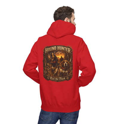 Hound Hunter Hoodie – Rustic Hunting Dog Graphic Sweatshirt