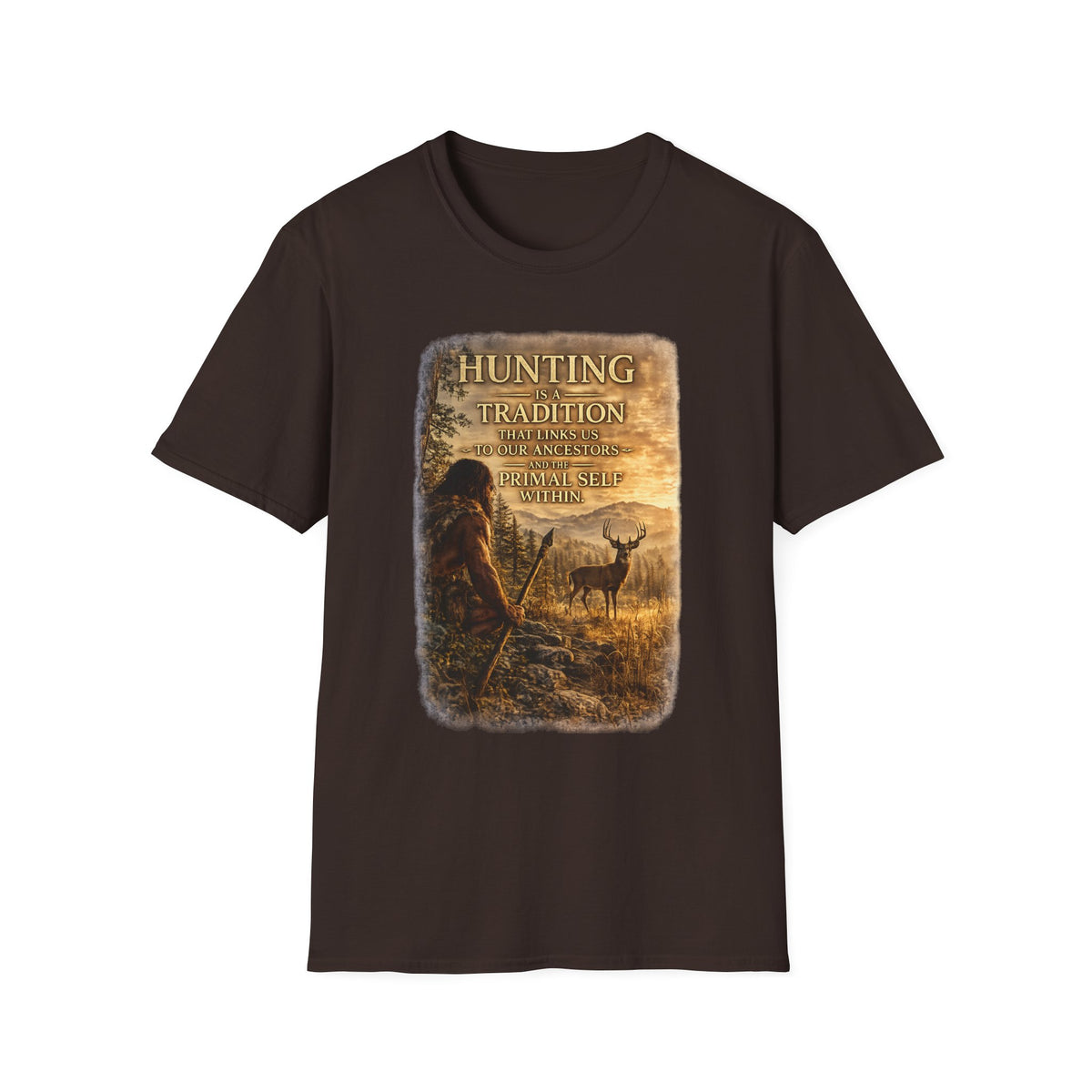 Hunting Tradition T-Shirt — "Hunting Is A Tradition" Wildlife Graphic Tee