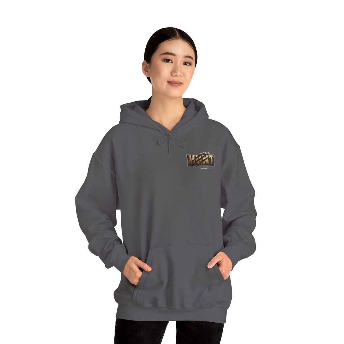 Bear Hunter Hoodie — Rustic Wildlife Hunting Graphic Sweatshirt