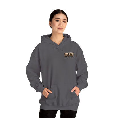 Bear Hunter Hoodie — Rustic Wildlife Hunting Graphic Sweatshirt