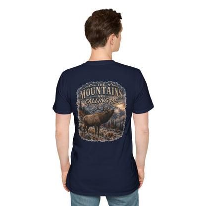 mountains are calling me T‑Shirt — Rustic Outdoor Hunting Tee