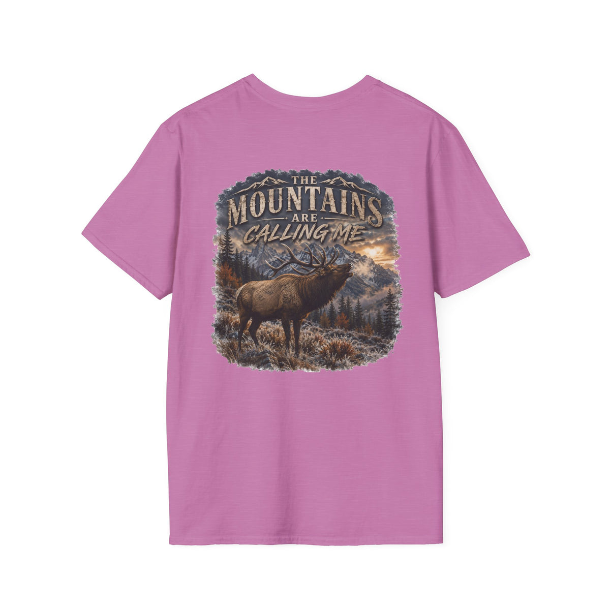 mountains are calling me T‑Shirt — Rustic Outdoor Hunting Tee