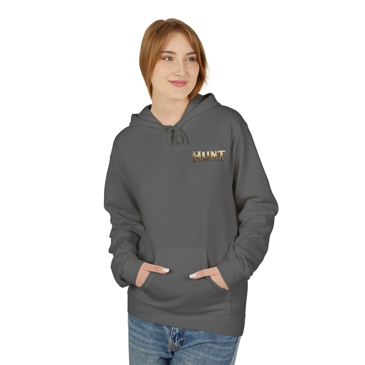 Hound Hunter Hoodie – Rustic Hunting Dog Graphic Sweatshirt