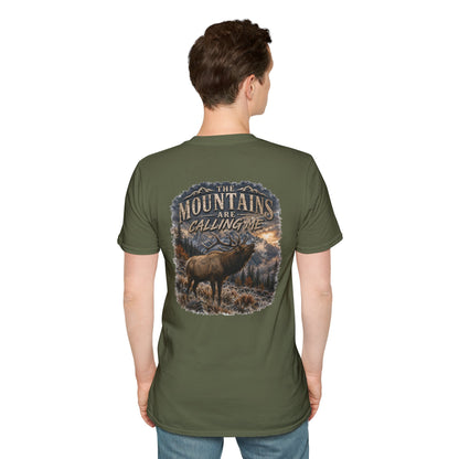 mountains are calling me T‑Shirt — Rustic Outdoor Hunting Tee