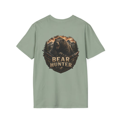 Bear hunter T‑Shirt — Retro Distressed Graphic Tee
