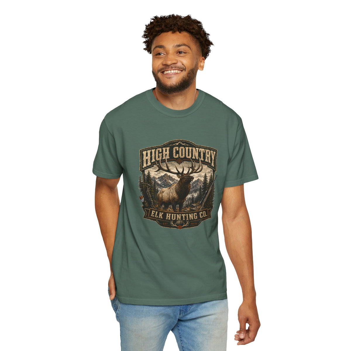 Elk Hunting High Country T-Shirt
