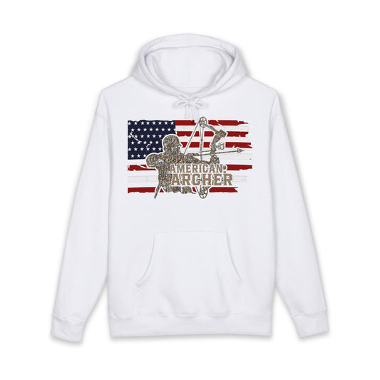 American Archer Hoodie — Patriotic Bow Hunting Sweatshirt