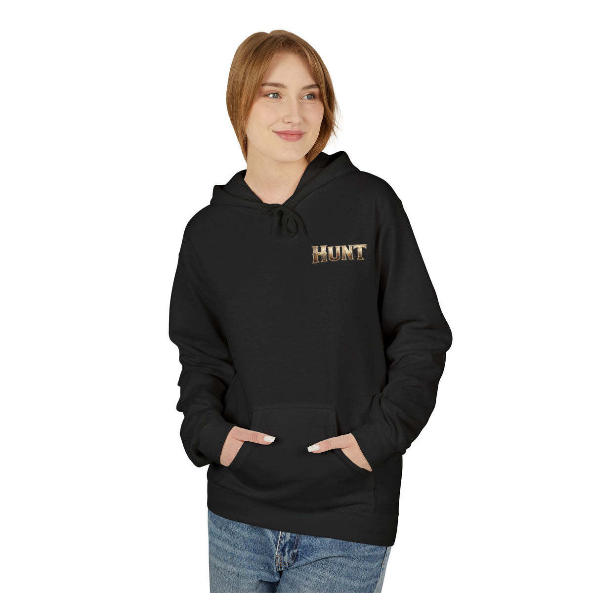 Hound Hunter Hoodie – Rustic Hunting Dog Graphic Sweatshirt
