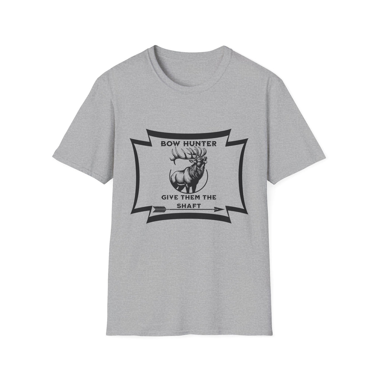 Bow Hunter T-Shirt — 'Give Them the Shaft' Graphic Tee