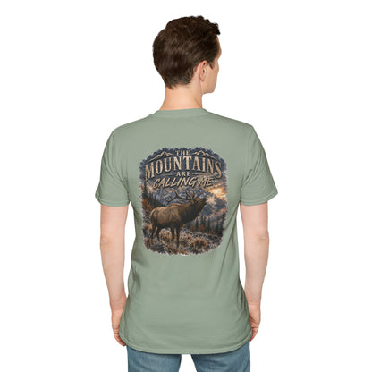 mountains are calling me T‑Shirt — Rustic Outdoor Hunting Tee