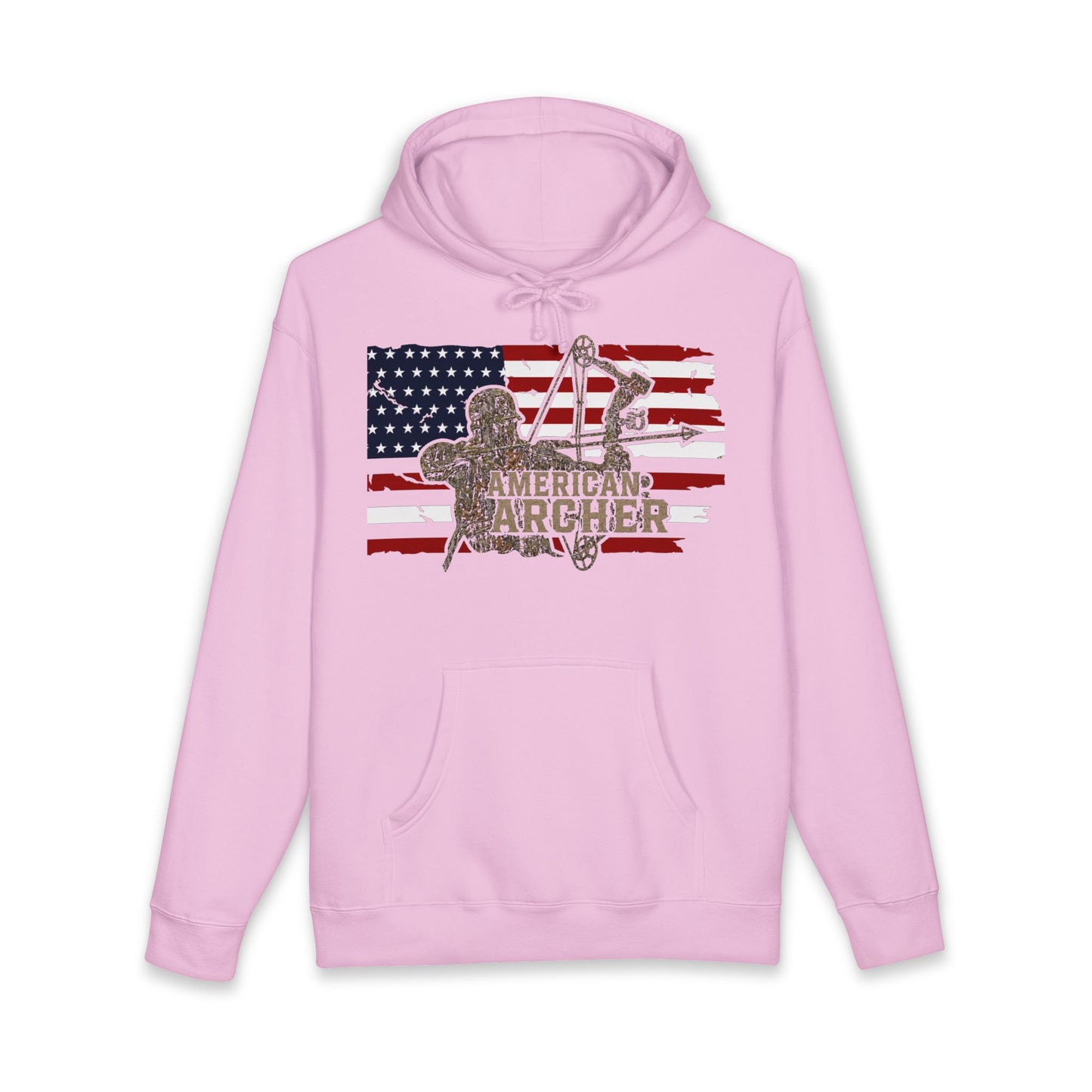 American Archer Hoodie — Patriotic Bow Hunting Sweatshirt