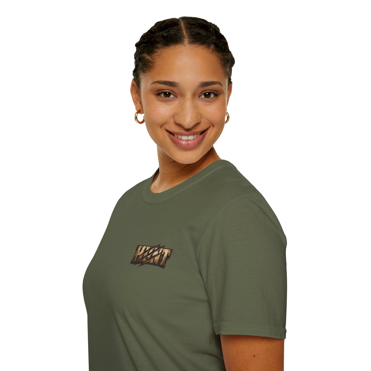 Bear hunter T‑Shirt — Retro Distressed Graphic Tee