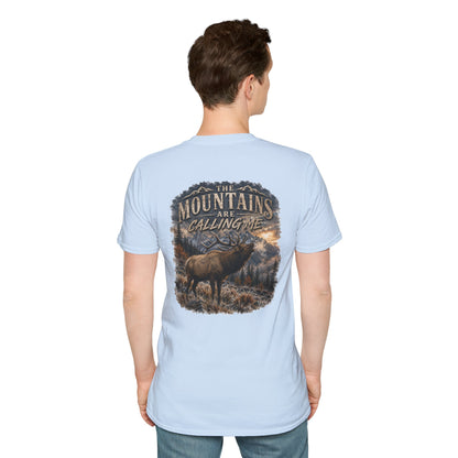 mountains are calling me T‑Shirt — Rustic Outdoor Hunting Tee