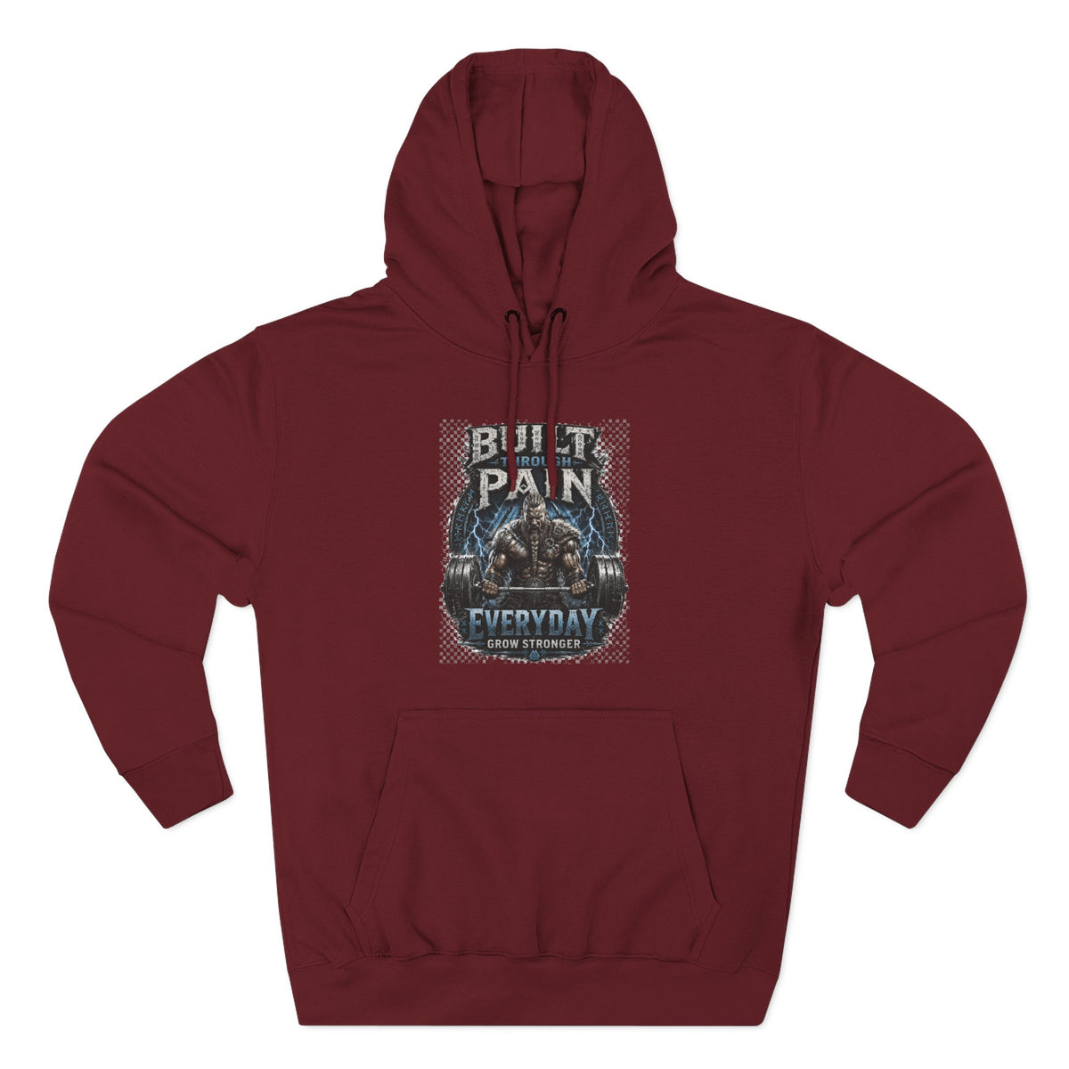 Built Pain Everyday Warrior Hoodie | Fitness Gym Motivation