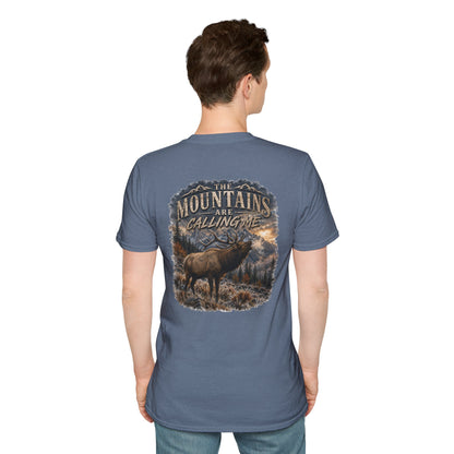 mountains are calling me T‑Shirt — Rustic Outdoor Hunting Tee