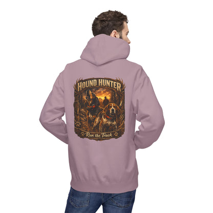 Hound Hunter Hoodie – Rustic Hunting Dog Graphic Sweatshirt