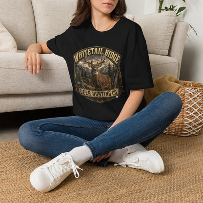 Whitetail Ridge Deer Hunting T-Shirt — Vintage Outdoor Hunting Tee