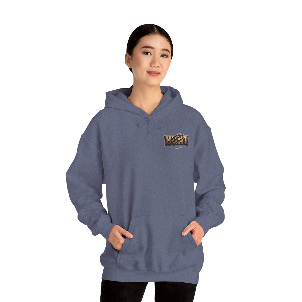 Bear Hunter Hoodie — Rustic Wildlife Hunting Graphic Sweatshirt