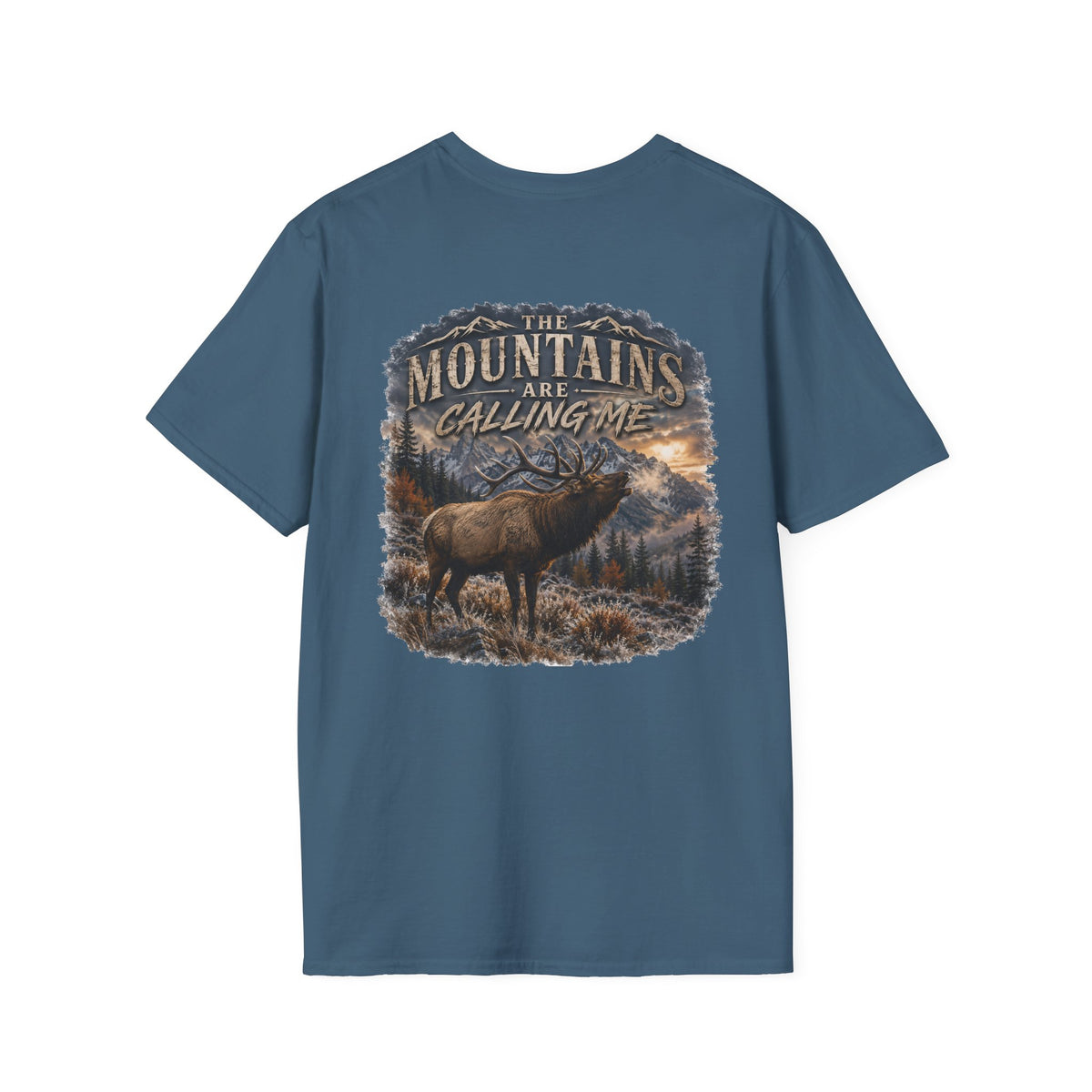 mountains are calling me T‑Shirt — Rustic Outdoor Hunting Tee