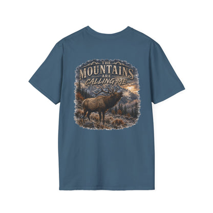 mountains are calling me T‑Shirt — Rustic Outdoor Hunting Tee