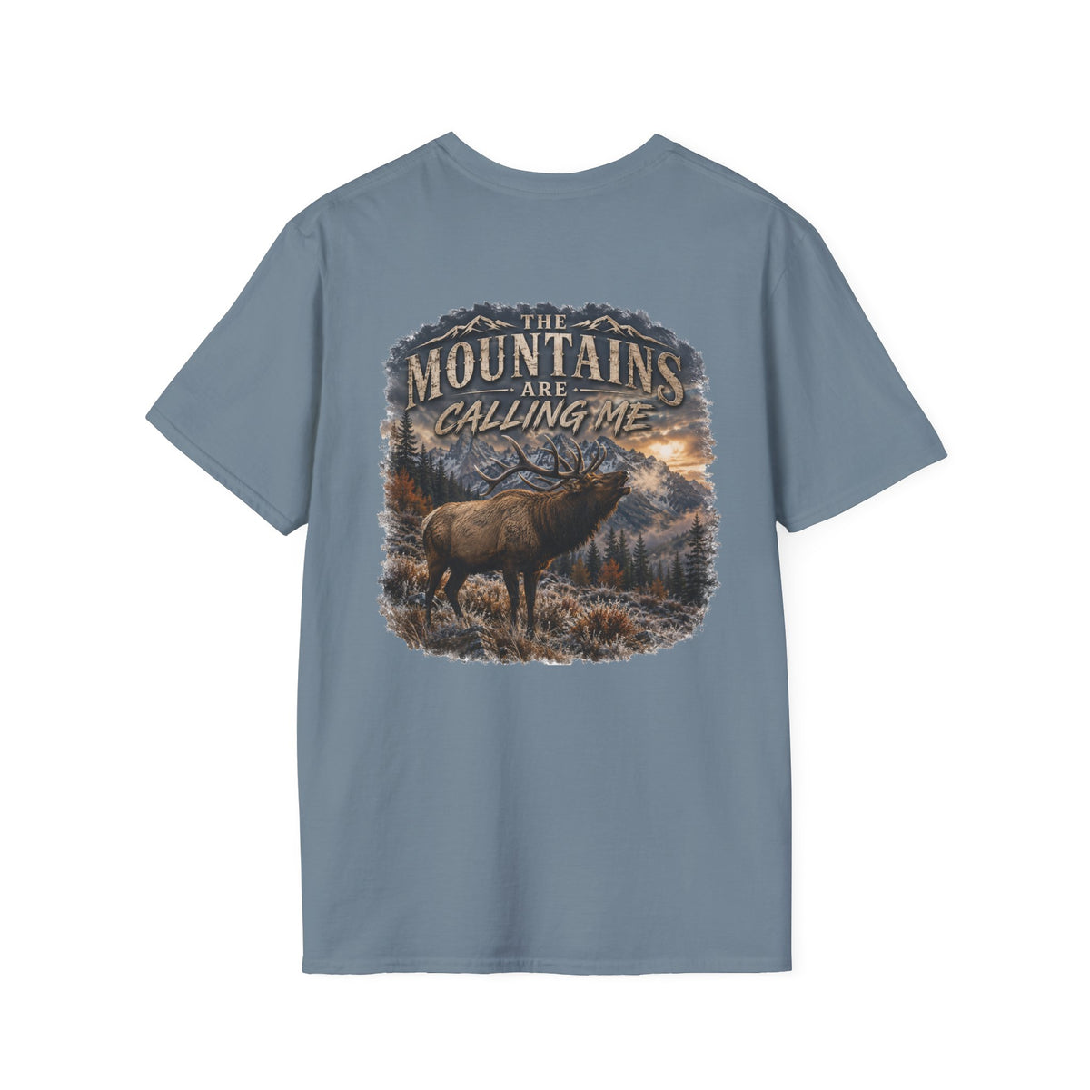 mountains are calling me T‑Shirt — Rustic Outdoor Hunting Tee