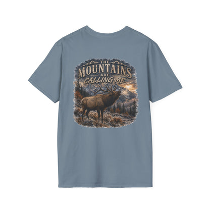 mountains are calling me T‑Shirt — Rustic Outdoor Hunting Tee