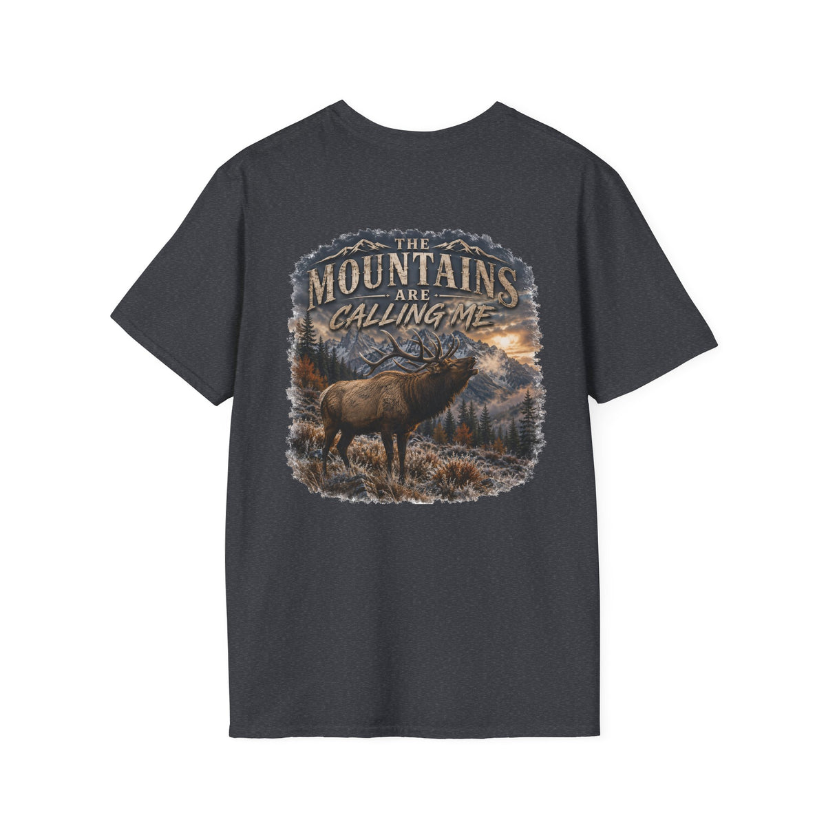 mountains are calling me T‑Shirt — Rustic Outdoor Hunting Tee