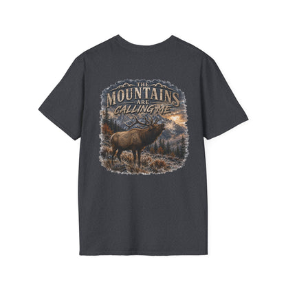 mountains are calling me T‑Shirt — Rustic Outdoor Hunting Tee