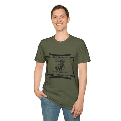 Bow Hunter T-Shirt — 'Give Them the Shaft' Graphic Tee