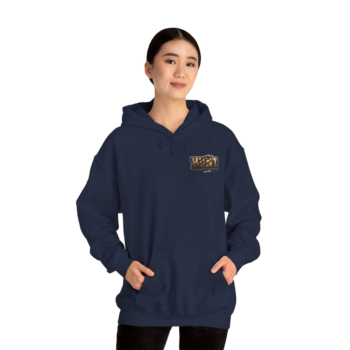 Bear Hunter Hoodie — Rustic Wildlife Hunting Graphic Sweatshirt