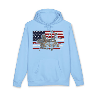 American Archer Hoodie — Patriotic Bow Hunting Sweatshirt