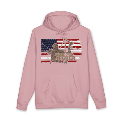 American Archer Hoodie — Patriotic Bow Hunting Sweatshirt