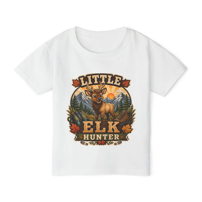 Little Elk Hunter Toddler T-Shirt — Cute Forest Animal Baby Tee