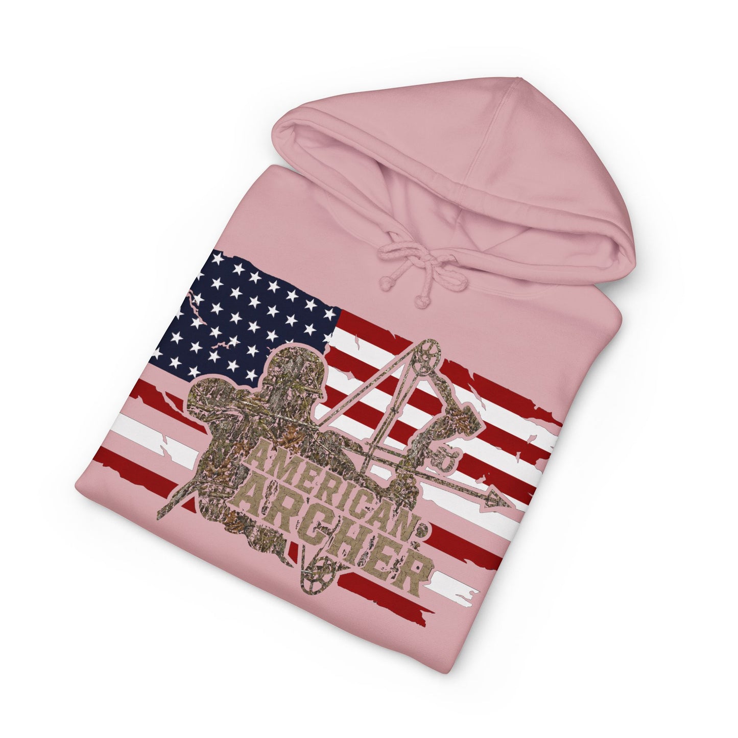 American Archer Hoodie — Patriotic Bow Hunting Sweatshirt
