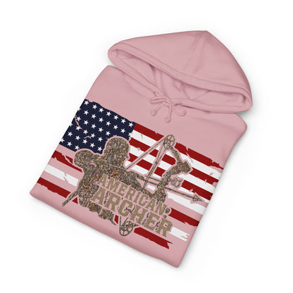 American Archer Hoodie — Patriotic Bow Hunting Sweatshirt