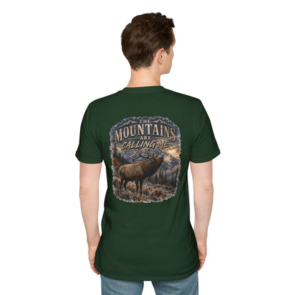 mountains are calling me T‑Shirt — Rustic Outdoor Hunting Tee