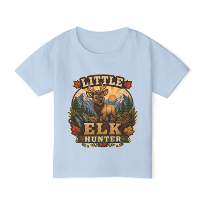 Little Elk Hunter Toddler T-Shirt — Cute Forest Animal Baby Tee