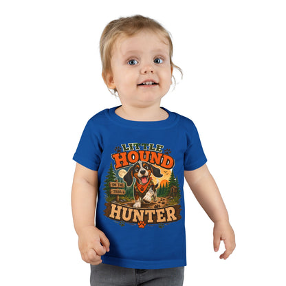 Little Hound Hunter Toddler T-Shirt – Cute Puppy Outdoor Adventure Tee
